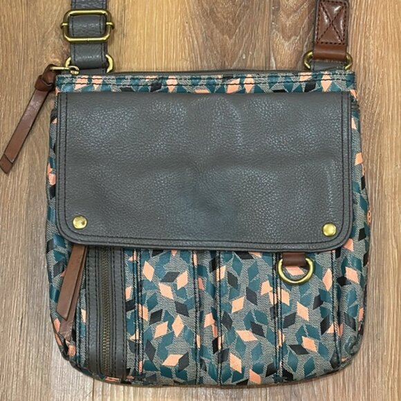 Fossil 1954 Morgan Traveler Leather Crossbody (Size: 10”L x 12”W x 10”H (LS) - Picture 2 of 14